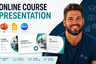course slides design, training PPT, online course presentation for coaches, ppt