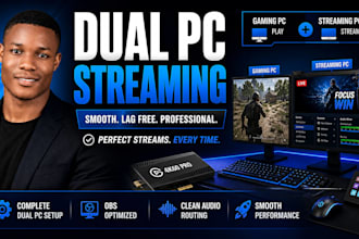 setup dual PC streaming for smooth obs streaming on twitch for streamers