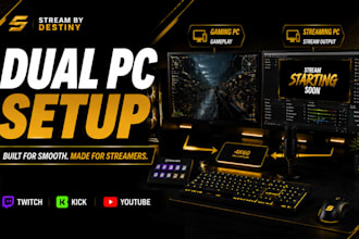 optimize dual PC setup for pro streaming