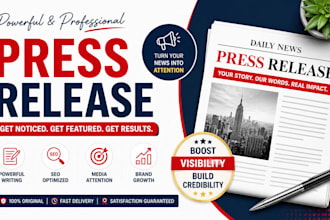 create a SEO optimized press release for media and news exposure