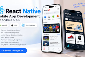 develop react native mobile apps for ios and android