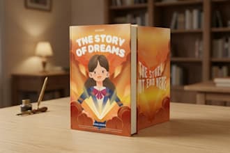 design a unique creative and high converting book cover
