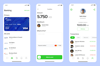 develop a fintech app, wallet payment app, investment app, neobank app, nfc app