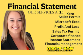 do accounting , bookkeeping, financial statements