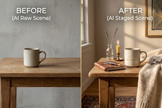 create ai virtual staging and interior design for your empty room
