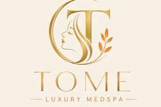 create elegant luxury spa logo design for your brand