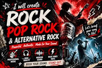 mix and master punchy and clear rock music