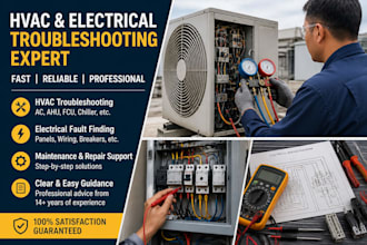 provide hvac troubleshooting and maintenance support