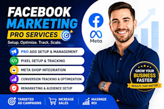 setup facebook marketing campaigns meta fb ad campaign advertising marketing pro
