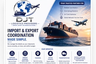 manage your import and export process track and coordinate your shipment
