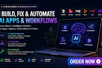 build fix ai app, cursor, lovable, bolt, replit, n8n ai automation
