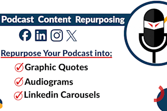 manually repurpose your podcast