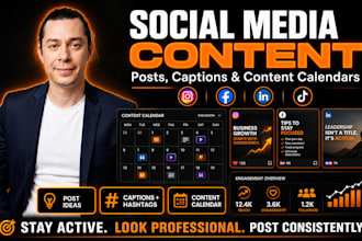 create a social media content calendar for your business