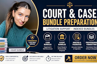 do bundle preparation, case bundle, indexed bundle, litigation support service