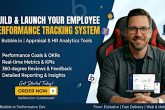 employee performance tracking system bubble io, bubble io performance tracker