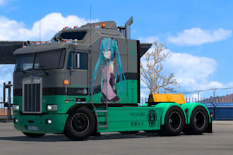 create high 3d quality ets 2 and ats skin and trucks, ets trailer, ats map