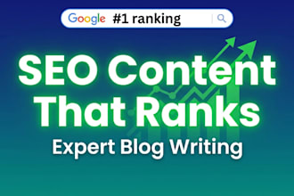 write SEO blog posts that rank on google for saas and b2b brands