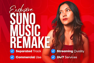 remake or recreate your suno ai song into high quality track
