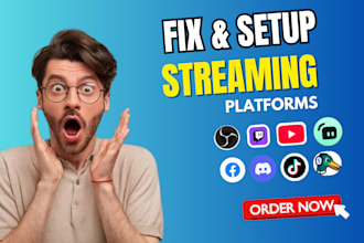 set up obs, streamlabs, or streamyard for a professional broadcast ready live
