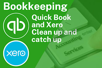 do personal and small business bookkeeping, quickbooks, xero
