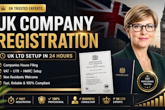 do UK company registration with companies house and UK ltd registration setup