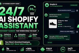 build an advanced ai shopify agent using voiceflow, make, and relevance ai