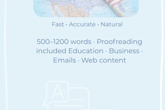 translate spanish to english with perfect grammar and clarity