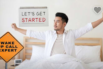 provide wake up calls to start your day with energy and motivation