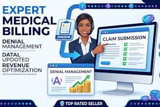 do medical billing, claims submission, payment posting and denial management