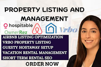 setup property listing on airbnb booking com guesty vrbo ownerrez hospitable
