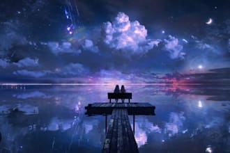 design dreamy aesthetic edits and visuals like this