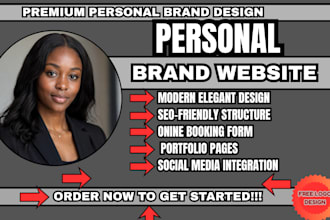 personal branding website personal brand website coach website consultant
