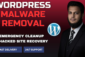 fix hacked wordpress site, remove malware, and harden security