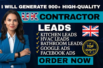 generate high quality kitchen bathroom and hvac leads for contractors