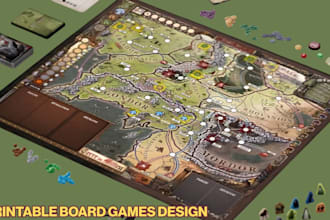design card game, board game card frame design, card box for cards game art
