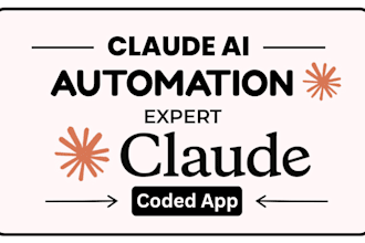 bulid claude coded app claude ai agent automation expert vibe coding claude code