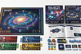 develop board game design card game mockup design board game development