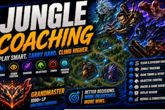 coach you in league of legends as a grandmaster jungle main