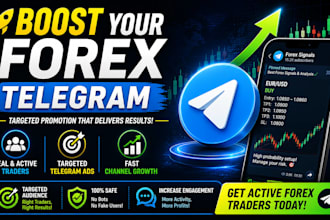 telegram forex promotion, via telegram ads to boost traders, telegram promotion