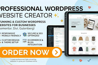 design redesign wordpress website elementor pro hostinger ecommerce website