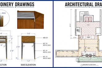 create precise woodworking joinery details for clean and strong construction