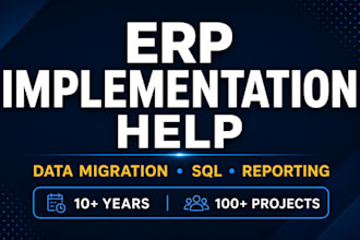 help you implement, fix, or optimize your erp system