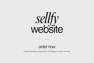 design a sellfy website desing and redesign