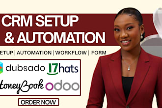 setup dubsado honeybook 17hats odoo sugarcrm  vtiger orocrm workflow automation