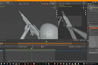 port 3d model assets, make custom gears, weapon and skins for your dayz server