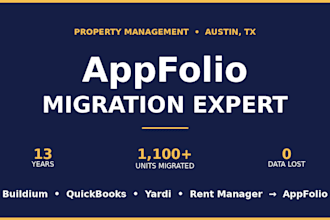 migrate property management data to appfolio