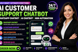 build ai customer support chatbot whatsapp chatbot ai chatbot smart chatbot wati