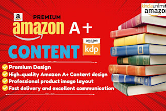 design amazon a plus content or amazon listing images