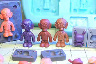 create silicone, plastic injection, and printable mold designs