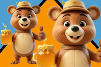 custom 3d character stylize model mascot animal model